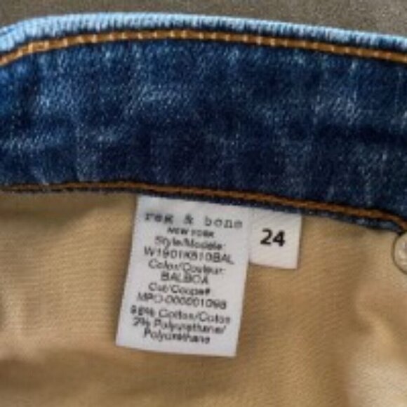 Rag & Bone Nina High-Rise Jean Short 24 - Picture 5 of 5